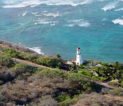 Lighthouse from Diamond Head