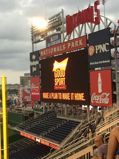 jumbotron nationals park