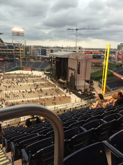 stage at billy joel concert