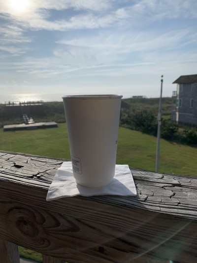 Coffee and ocean